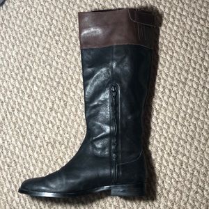 Lauren by Ralph Lauren two tone riding boots